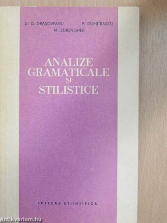 Analize gramaticale si stilistice