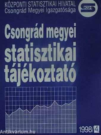 Csongrád megyei statisztikai tájékoztató 1998/4.