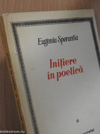 Initiere in poetica