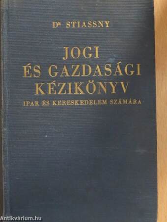 Jogi és gazdasági kézikönyv