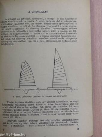 A vitorlázás alapismeretei