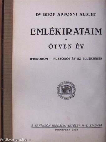 Emlékirataim/Ötven év