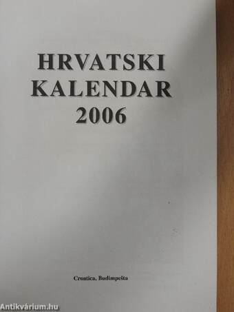 Hrvatski kalendar 2006