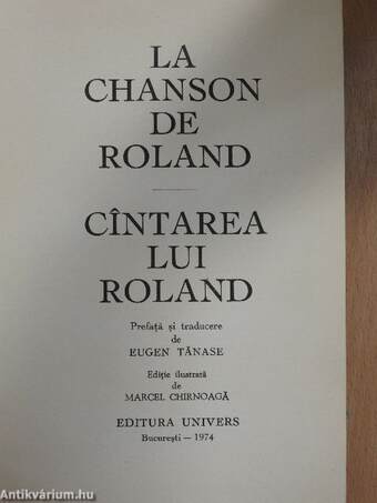 La Chanson de Roland/Cintarea lui Roland