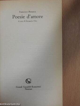 Poesie d'amore