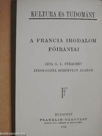 A francia irodalom főirányai