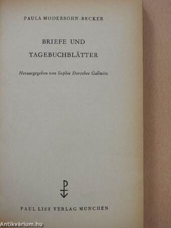 Briefe und Tagebuchblätter