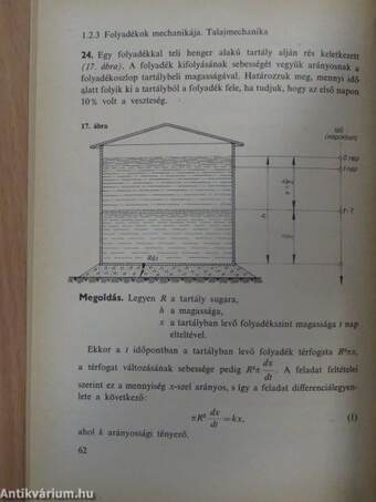 Differenciálegyenletek felállítása és megoldása