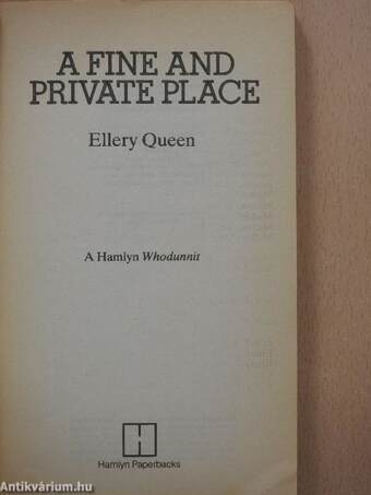 A Fine and Private Place