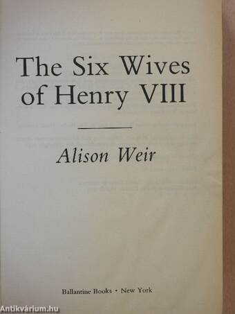 The Six Wives of Henry VIII