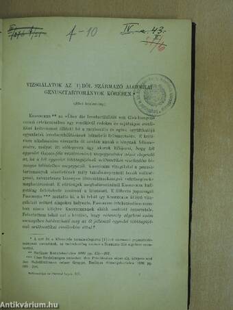 Mathematikai és Physikai Lapok 1905/1-8.