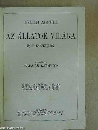 Brehm - Az állatok világa