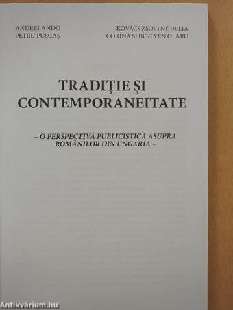 Traditie si contemporaneitate