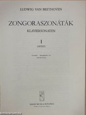 Zongoraszonáták I.