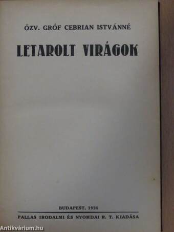 Letarolt virágok