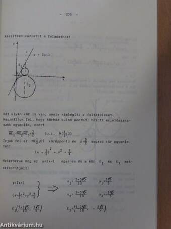 Matematika II. (töredék)