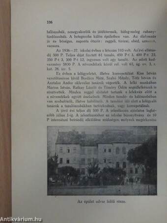 A Mezőtúri Református Gimnázium Értesítője az 1936-37. iskolai évről