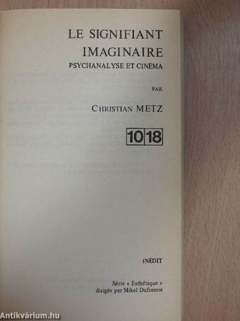 Le signifiant imaginaire