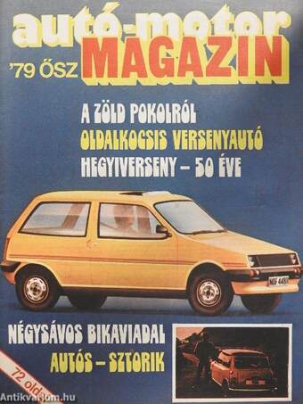 Autó-motor magazin '79 Ősz