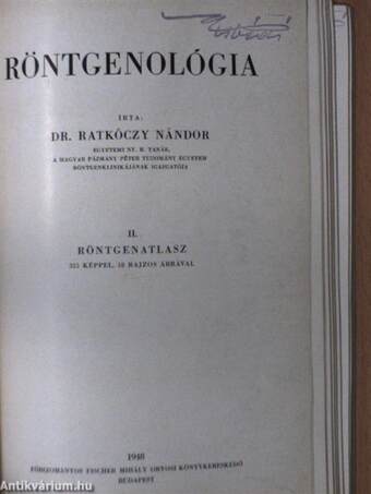 Röntgenológia I-II.