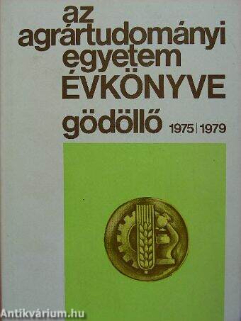 Az Agrártudományi Egyetem évkönyve 1975-1979