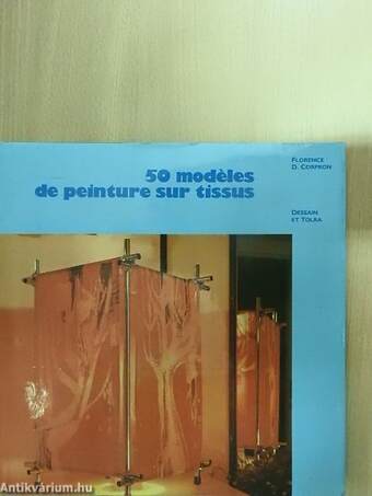 50 modéles de peinture sur tissus