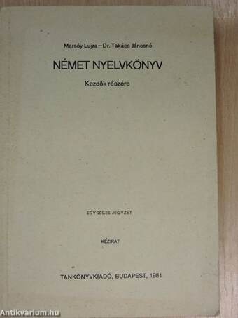 Német nyelvkönyv