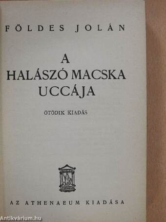 A halászó macska uccája