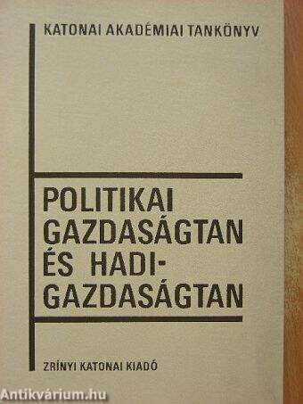 Politikai gazdaságtan és hadigazdaságtan