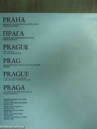 Praha/Prague/Prag/Prague/Praga