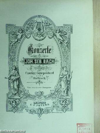 Konzerte von Joh. Seb. Bach/Klavierwerke von Joh. Seb. Bach