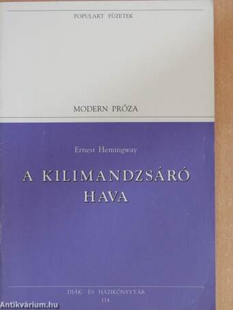 A Kilimandzsáró hava