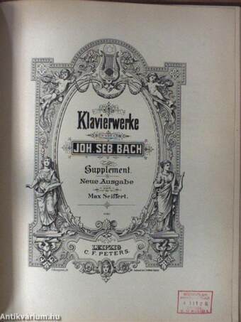 Konzerte von Joh. Seb. Bach/Klavierwerke von Joh. Seb. Bach