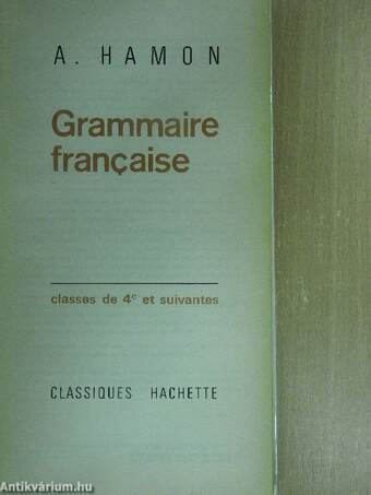 Grammaire francaise