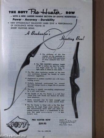 Continental Edition Catalog The Robin Hood Archery Co. 1967.