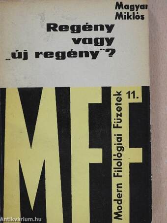 Regény vagy "új regény"?