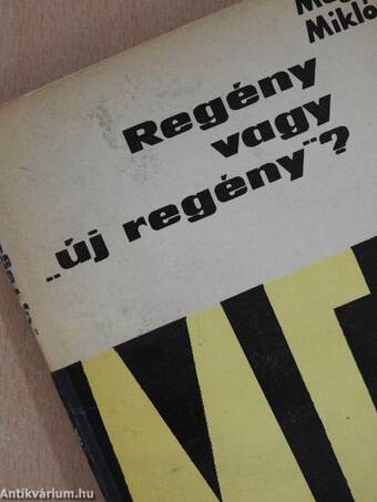 Regény vagy "új regény"?