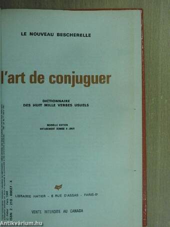 L'art de conjuguer