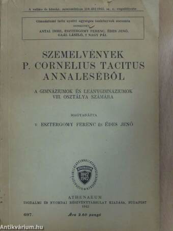 Szemelvények P. Cornelius Tacitus Annaleséből