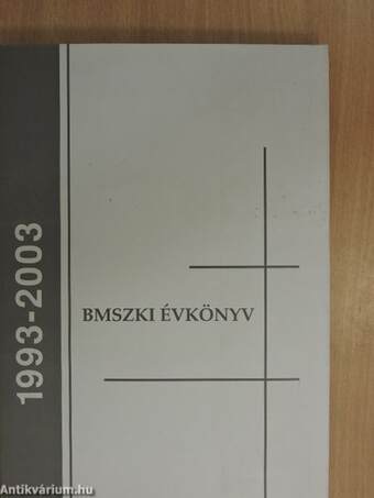BMSzKI Évkönyv 1993-2003 - CD-vel