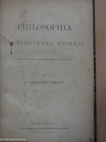 A philosophia történetének eszméje