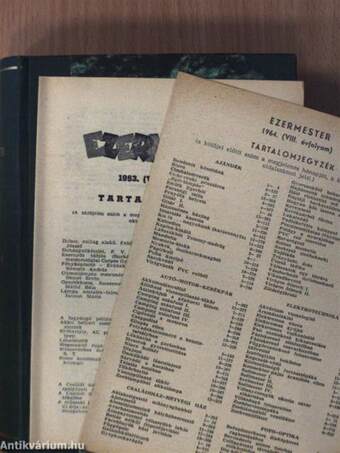 Ezermester 1963-1964. január-december