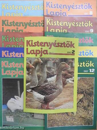 Kistenyésztők Lapja 1987. (nem teljes évfolyam)