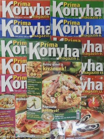 Príma Konyha Magazin 2008. (nem teljes évfolyam)