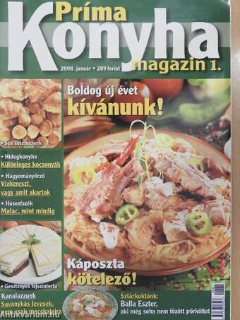 Príma Konyha Magazin 2008. (nem teljes évfolyam)