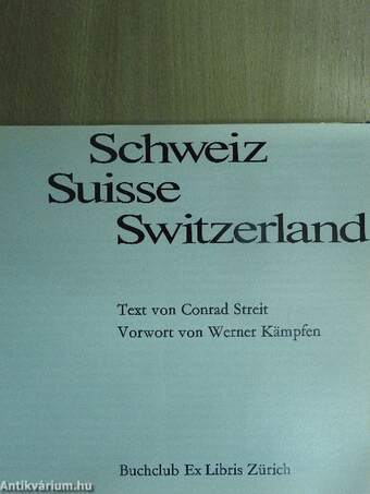 Schweiz/Suisse/Switzerland