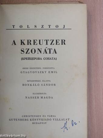 A Kreutzer szonáta