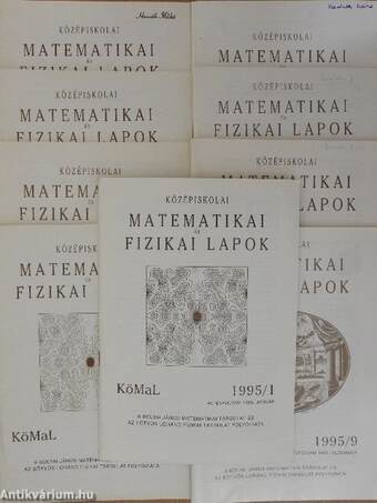 Középiskolai Matematikai és Fizikai Lapok 1995. január-december