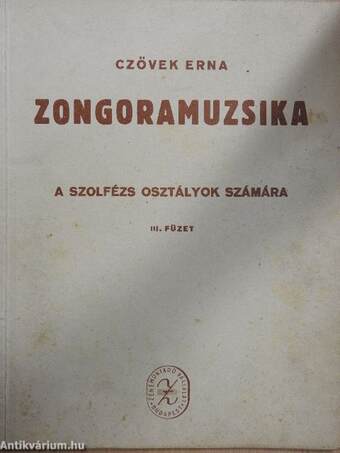 Zongoramuzsika III.