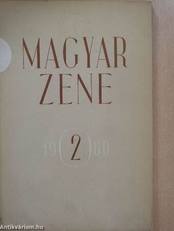 Magyar Zene 1960/2.